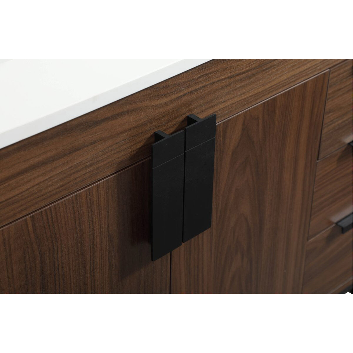 Eugene 48 X 22 X 34 inch Walnut Vanity Sink Set