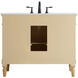 Lexington 42 X 21.5 X 35 inch Antique Beige Vanity Sink Set