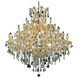 Maria Theresa 37 Light 44 inch Gold Foyer Ceiling Light in Clear, Royal Cut