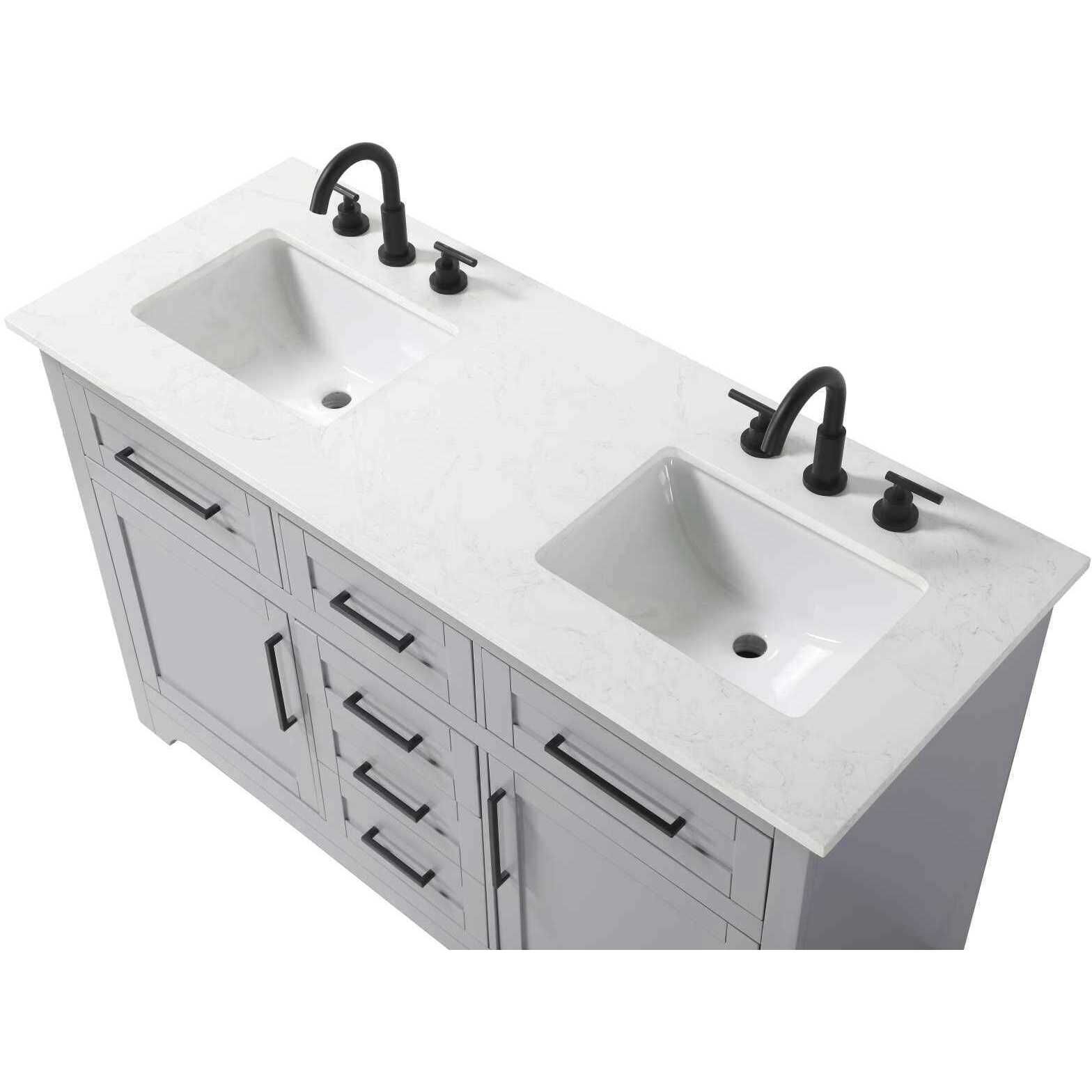 Remington 54 X 35 inch Grey Bathroom Vanity Cabinet in 2