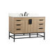 Eugene 48 X 22 X 34 inch Mango Wood Vanity Sink Set