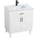 Chandler 30 X 34 inch White Bathroom Vanity Cabinet