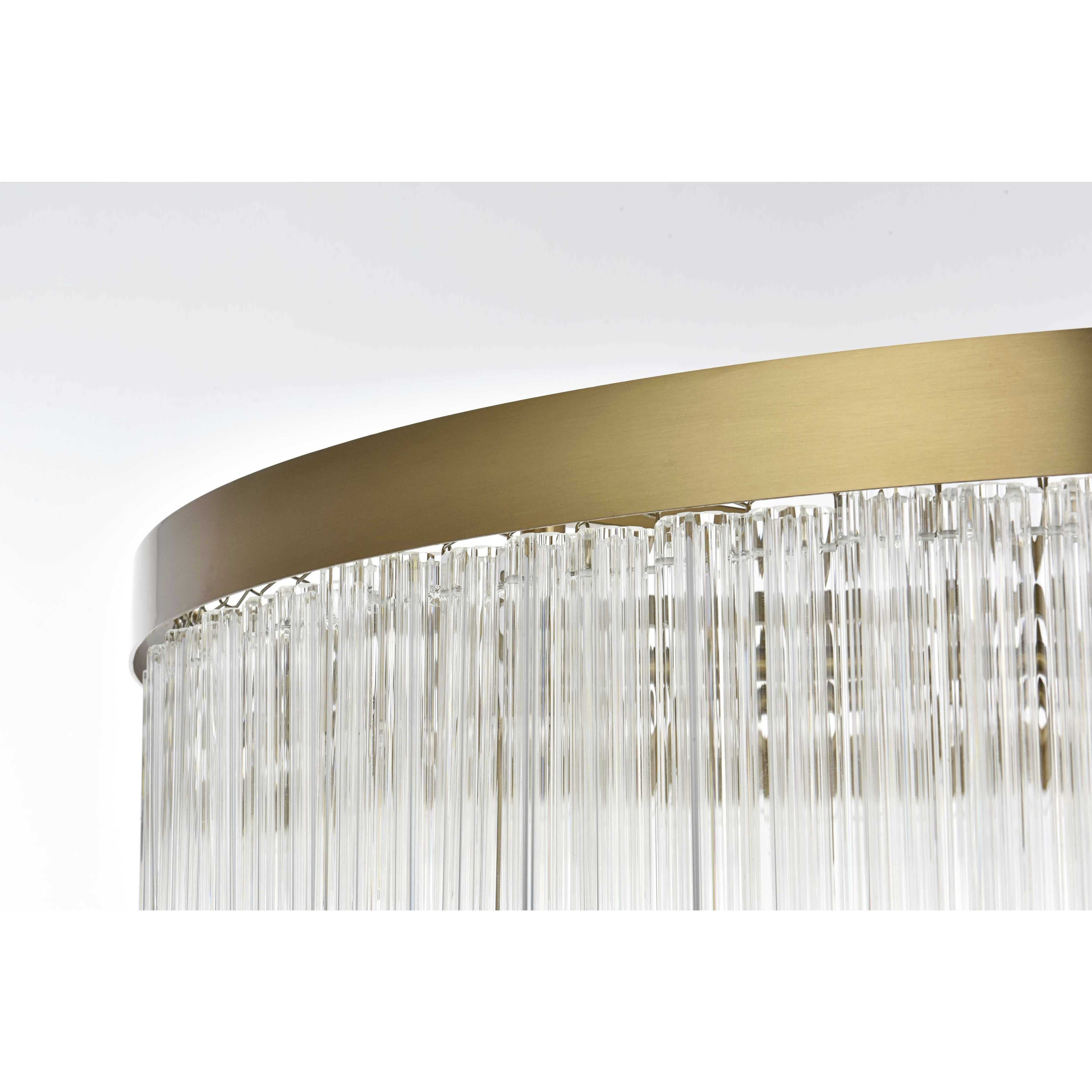 Harlow 14 Light 32 inch Satin Gold Chandelier Ceiling Light