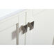 Irene 60 X 22 X 34 inch White Vanity Sink Set
