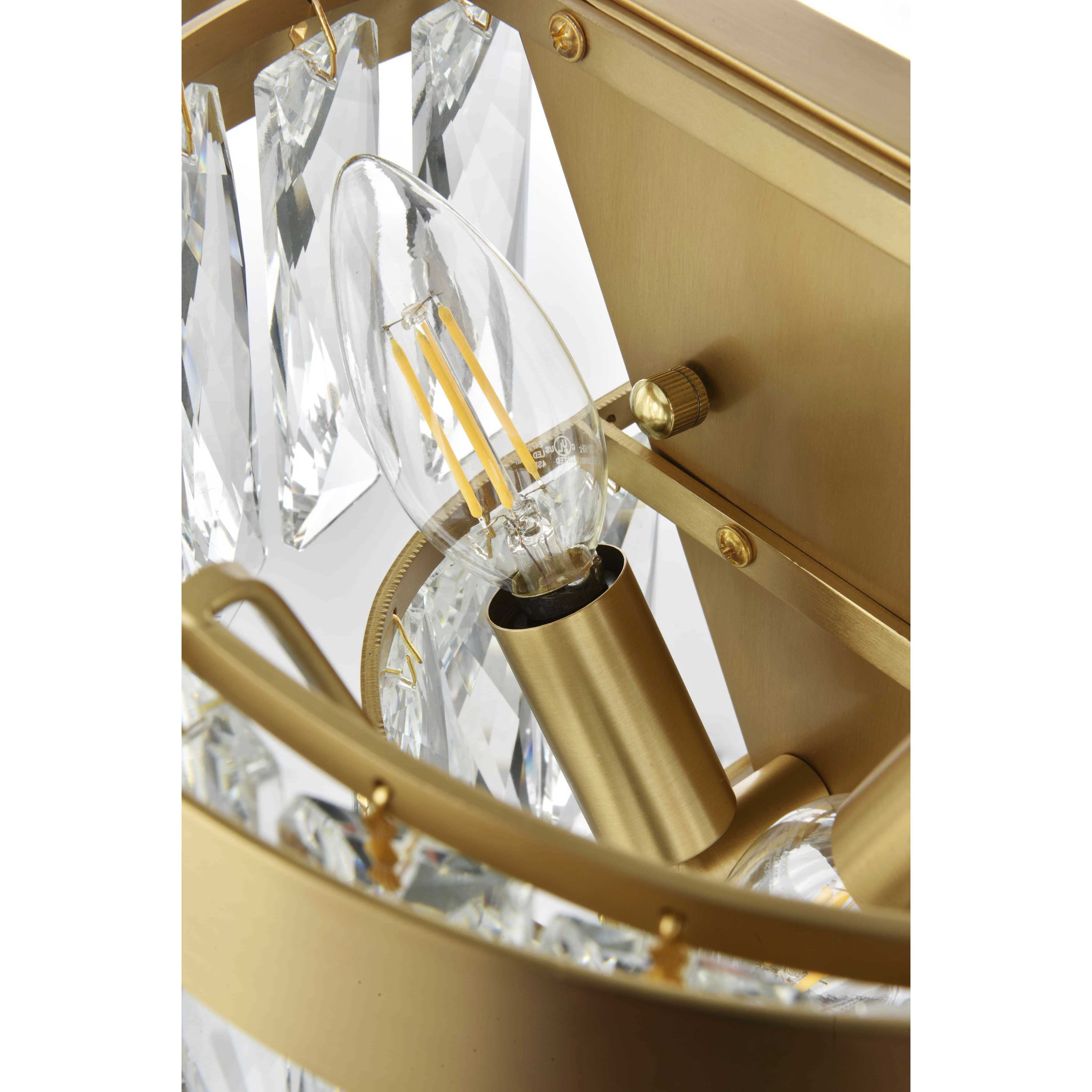 Josephine 2 Light 10 inch Satin Gold Wall Sconce Wall Light