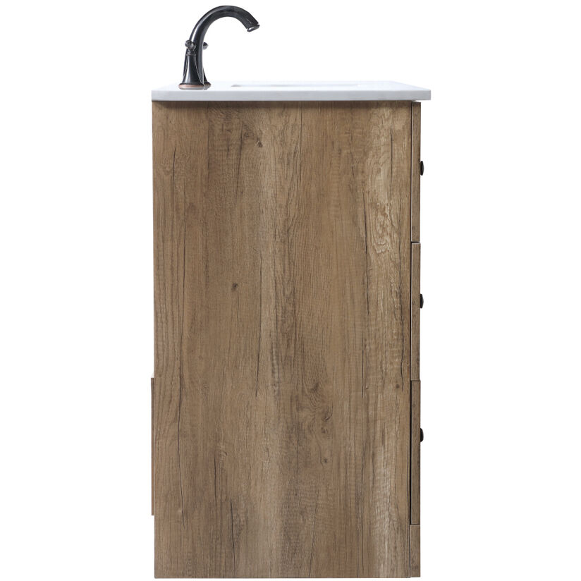 Soma 54 X 19 X 34 inch Natural Oak Vanity Sink Set