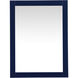 Aqua 36 X 27 inch Blue Vanity Mirror