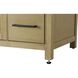 Alina 36 X 34 inch Linen Oak Bathroom Vanity Cabinet