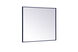 Eternity 36 X 30 inch Blue Wall Mirror