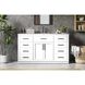 Alden 60 X 35 inch White Bathroom Vanity Cabinet