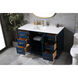 Hayes 54 X 22 X 35 inch Blue Vanity Sink Set