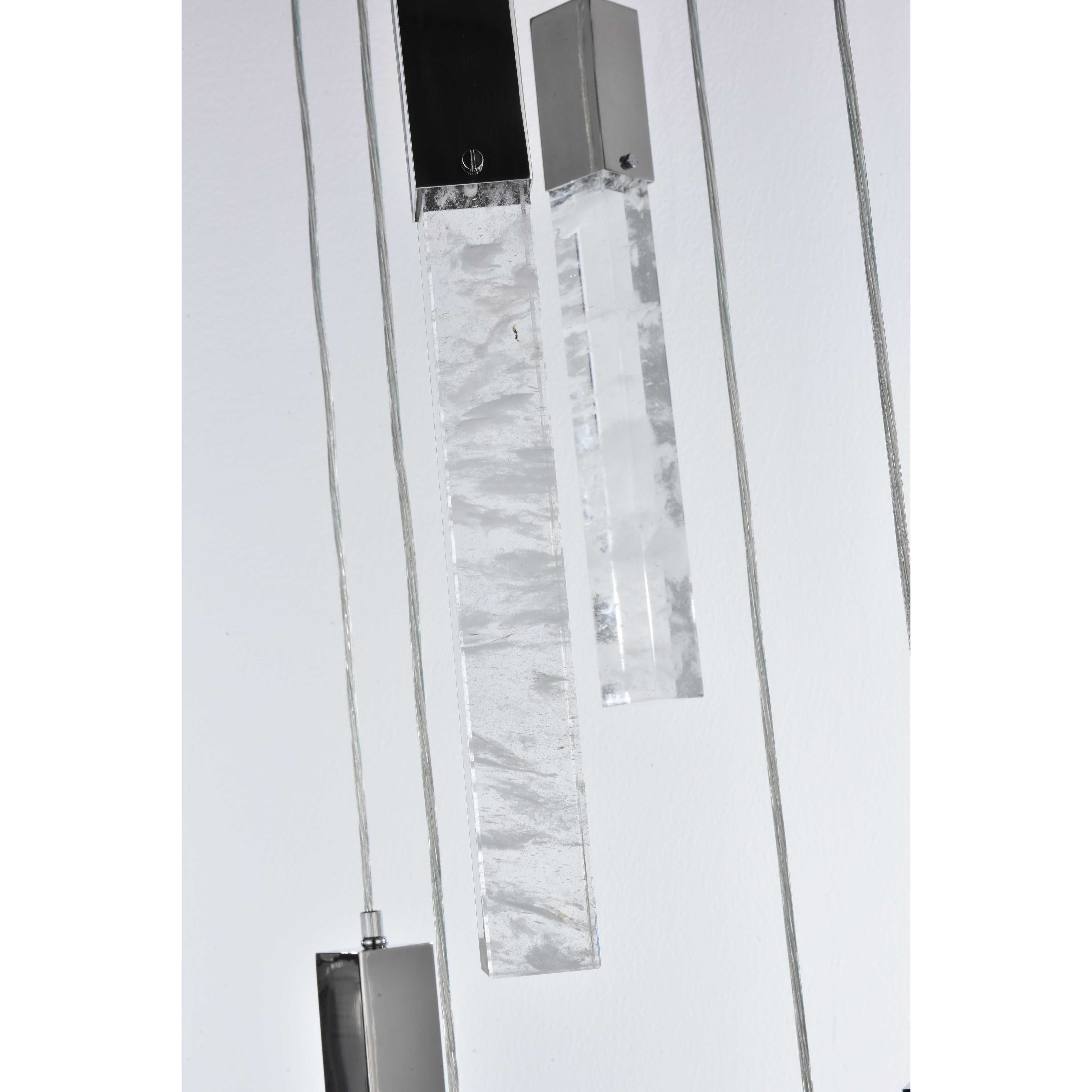 Aurora 9 Light 20 inch Chrome Pendant Ceiling Light