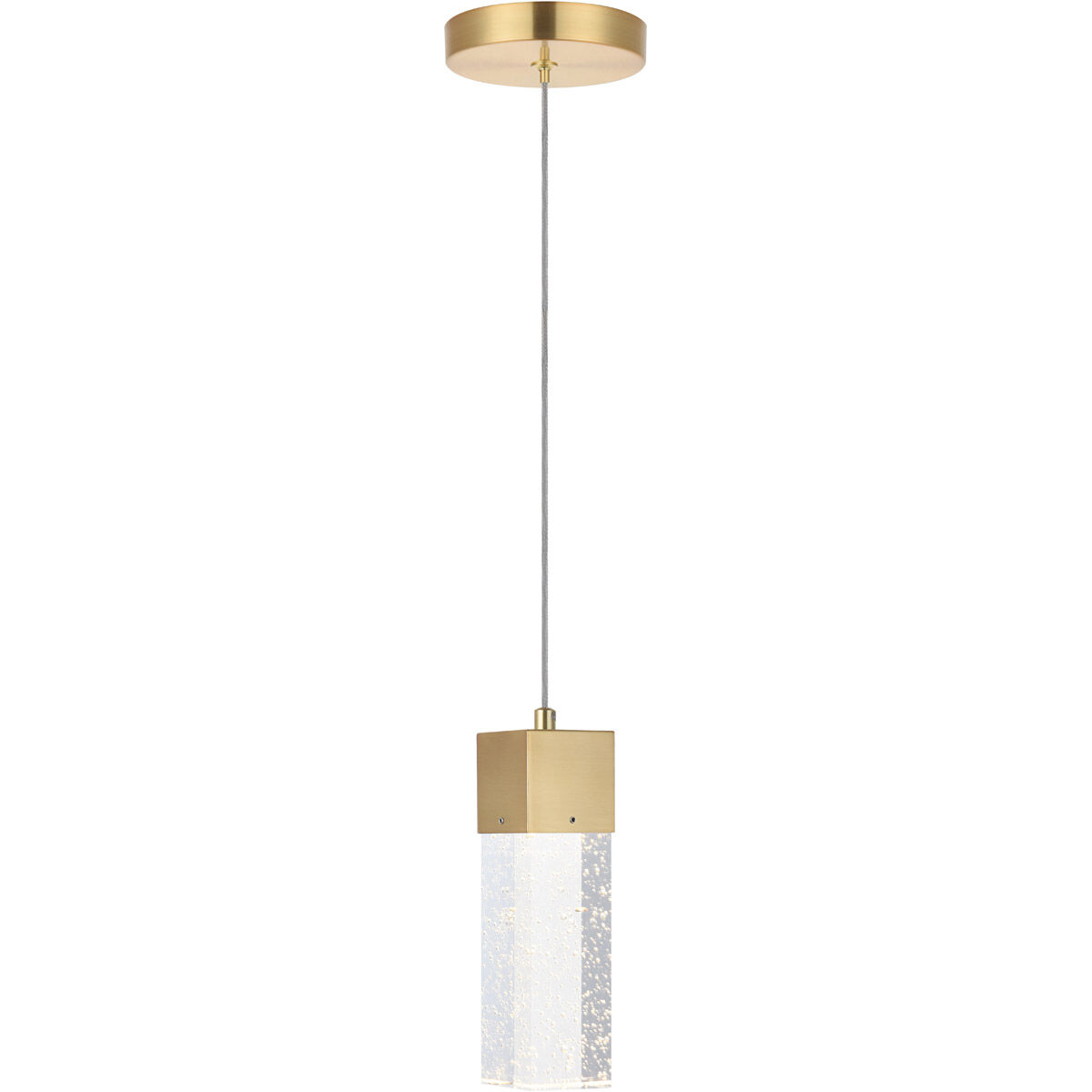 Novastella LED 5 inch Gold Pendant Ceiling Light