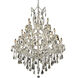 Maria Theresa 28 Light 38 inch Chrome Dining Chandelier Ceiling Light in Clear, Royal Cut