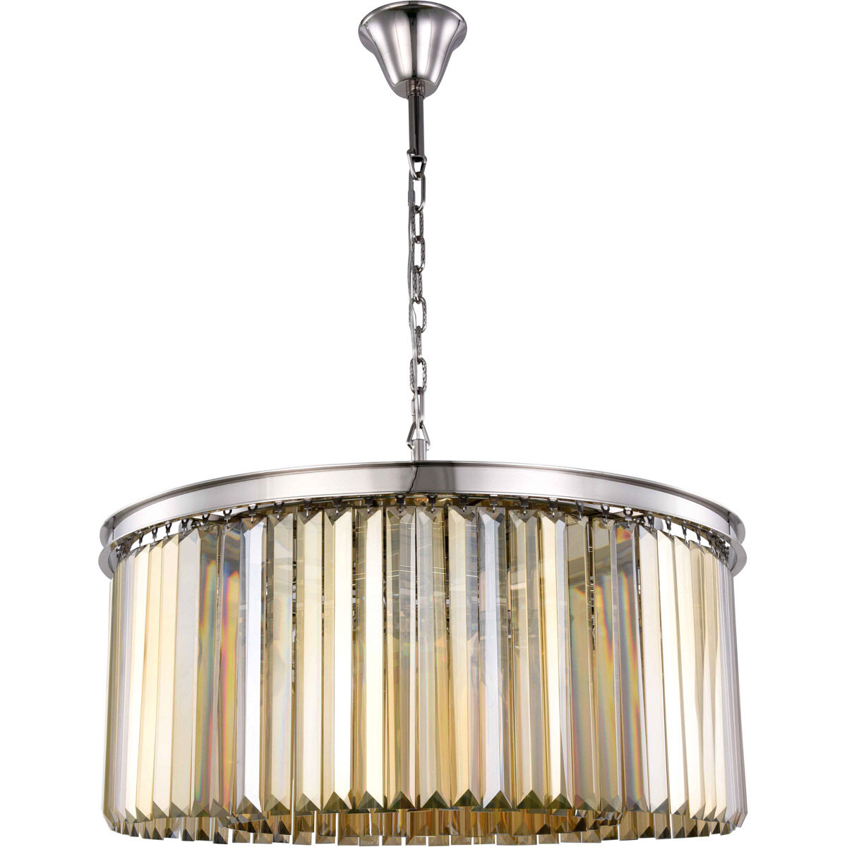 Sydney 8 Light 32 inch Polished Nickel Chandelier Ceiling Light, Urban Classic