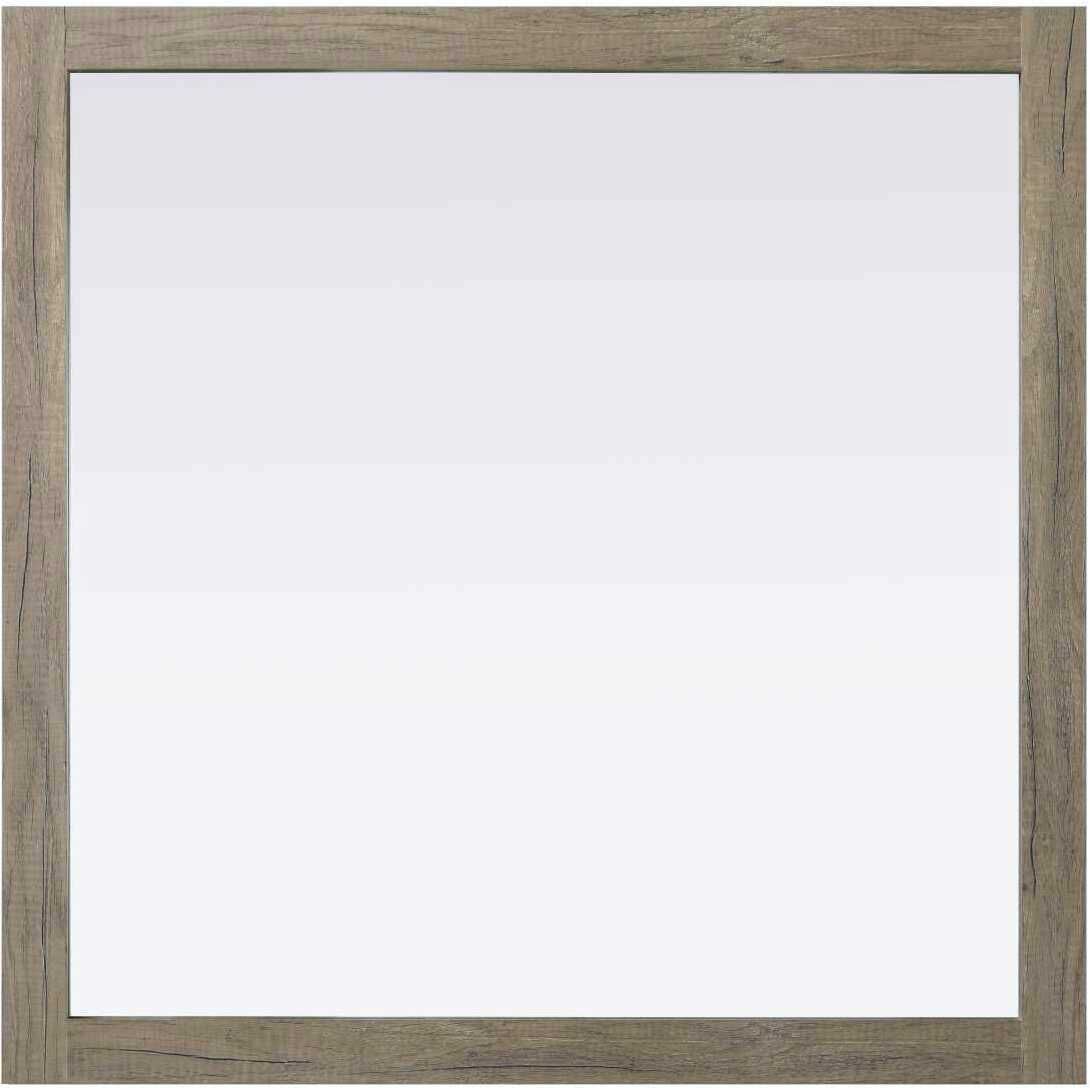 Norah 36 X 36 inch Natural Oak Mirror