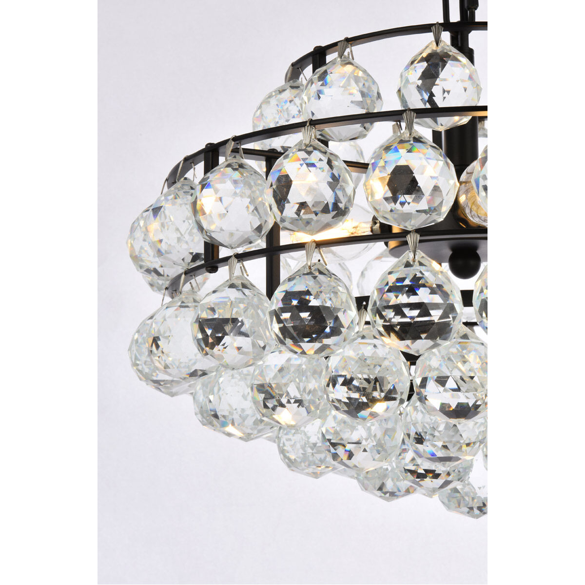 Savannah 3 Light 14 inch Black Pendant Ceiling Light
