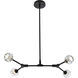 Zayne 4 Light 29 inch Black Pendant Ceiling Light