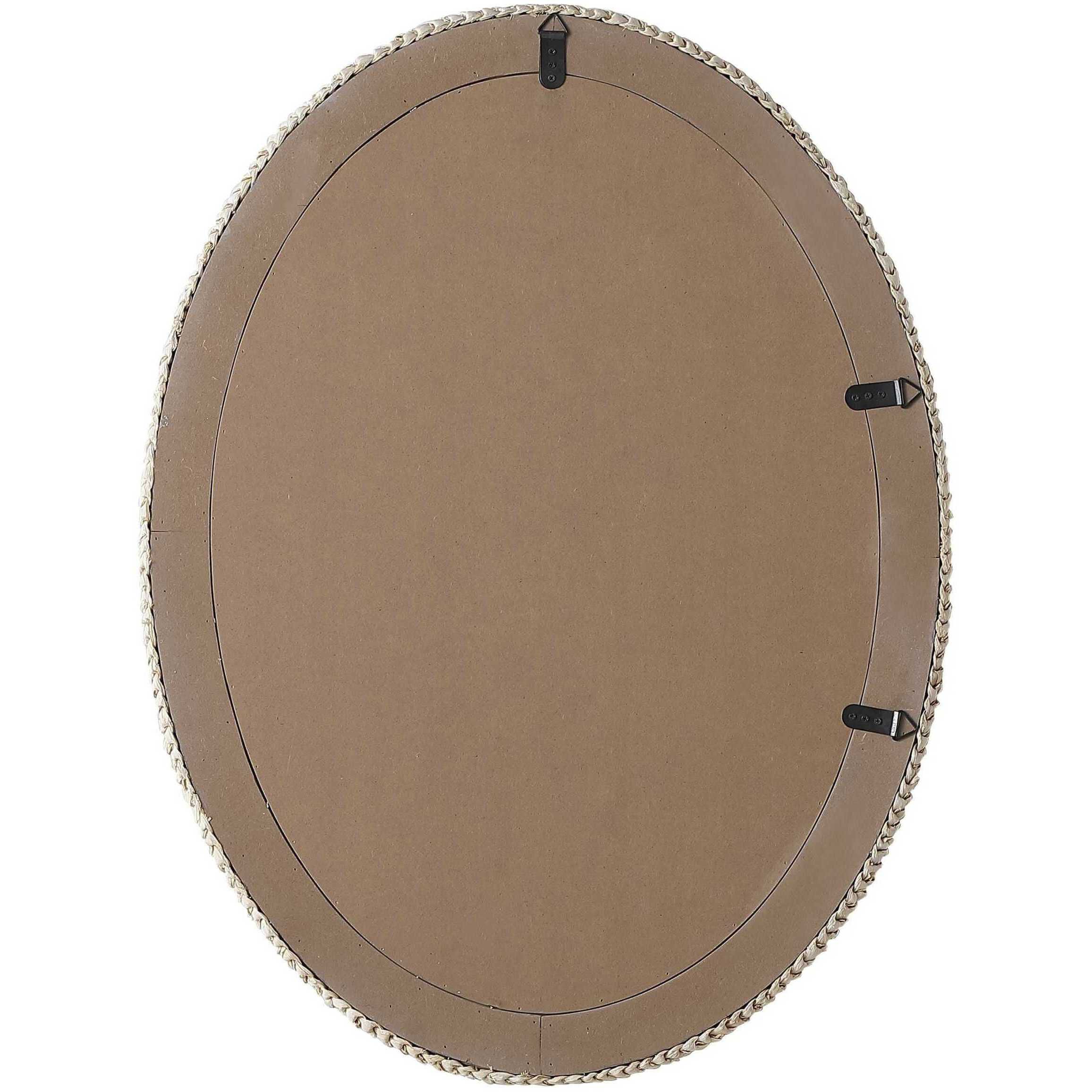 Marlowe 36 X 27 inch Linen White Mirror