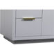Blake 60 X 22 X 34 inch Grey Vanity Sink Set