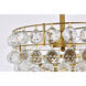 Savannah 3 Light 16 inch Brass Flush Mount Ceiling Light