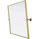 Amoura 30 X 27 inch Brass Mirror