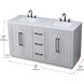 Chase 60 X 34 inch Grey Bathroom Vanity Cabinet