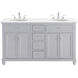 Otto 60 X 21 X 35 inch Grey Vanity Sink Set
