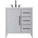 Millie 32 X 35 inch Grey Bathroom Vanity Cabinet