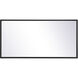 Monet 28 X 28 inch Black Wall Mirror