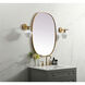 Brynn 36 X 27 inch Brass Mirror in 27 x 36