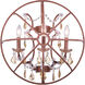 Geneva 3 Light 21 inch Rustic Intent Wall Sconce Wall Light, Urban Classic