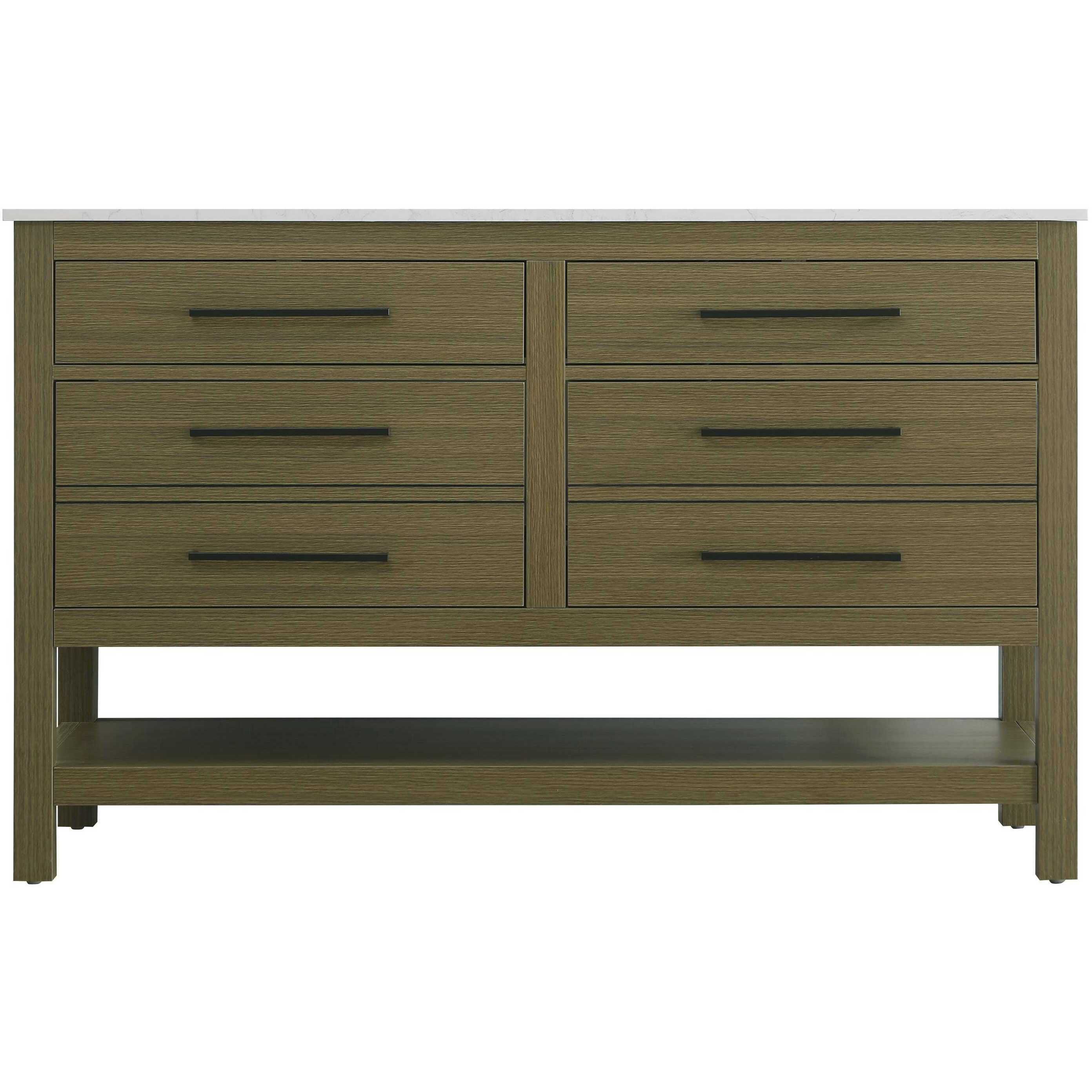 Karson 54 X 34 inch Chestnut Brown Bathroom Vanity Cabinet in 1