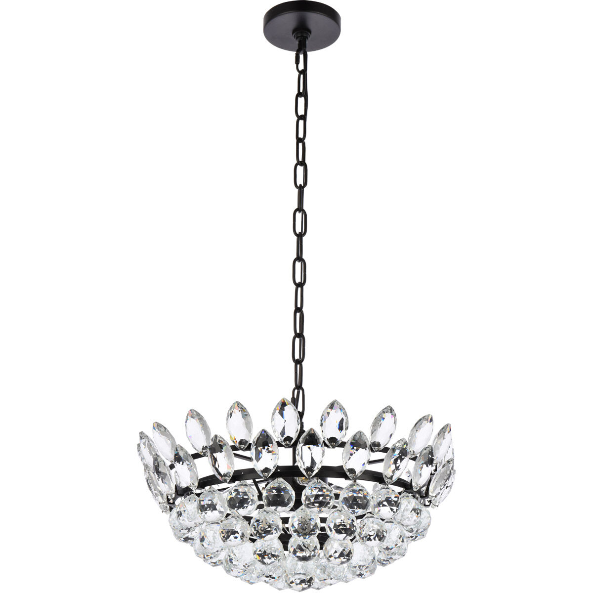 Emilia 5 Light 18 inch Black Pendant Ceiling Light