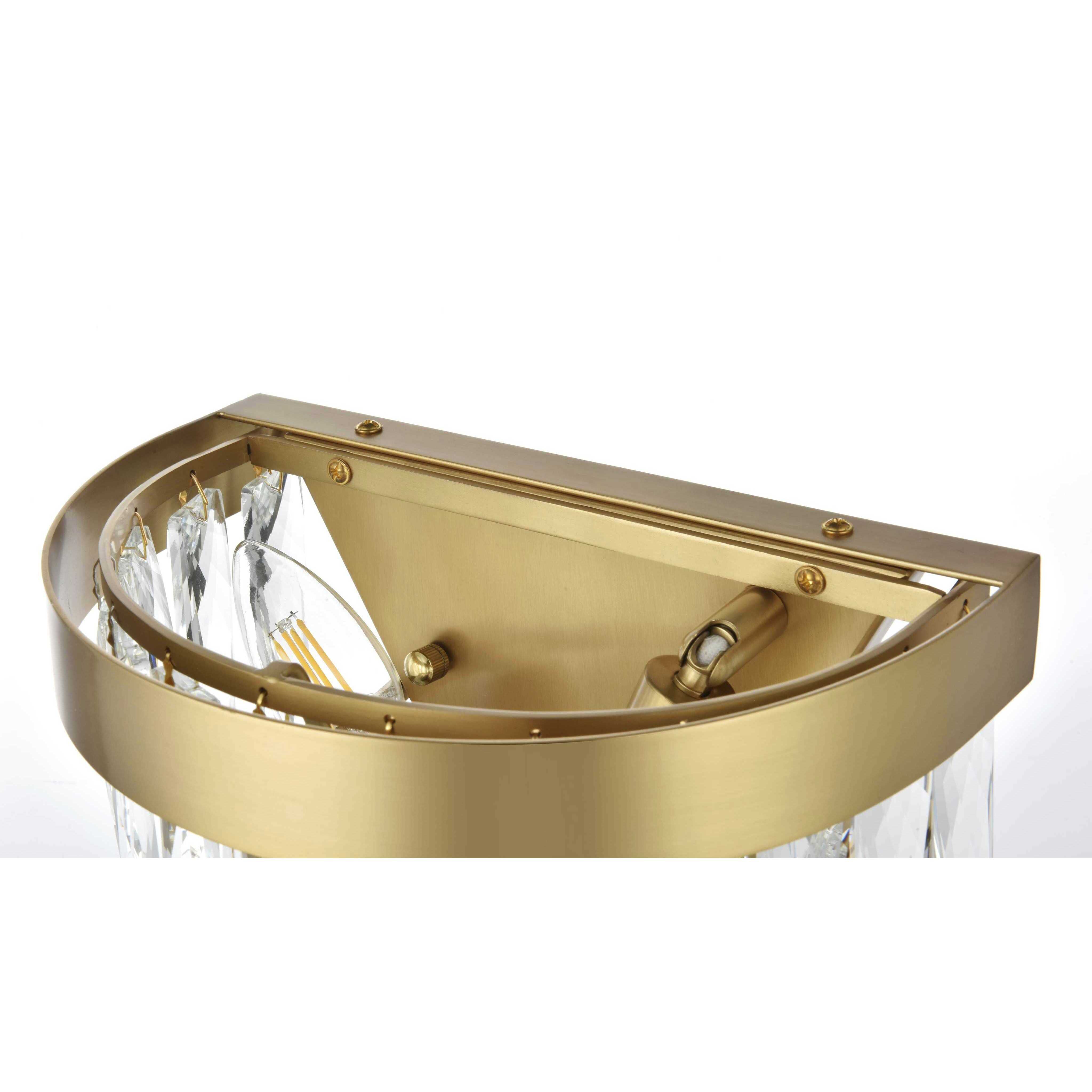 Josephine 2 Light 10 inch Satin Gold Wall Sconce Wall Light