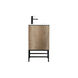 Eugene 19 X 18 X 33.5 inch Natural Oak Vanity Sink Set