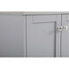 Sommerville 60 X 22 X 34 inch Grey and Brushed Nickel with Calacatta Quartz Vanity Sink Set