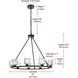 Cadence 9 Light 32 inch Black Chandelier Ceiling Light