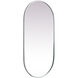 Asha 48 X 24 inch Silver Mirror in 24 x 48