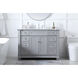 Wesley 48 X 22 X 35 inch Grey Vanity Sink Set