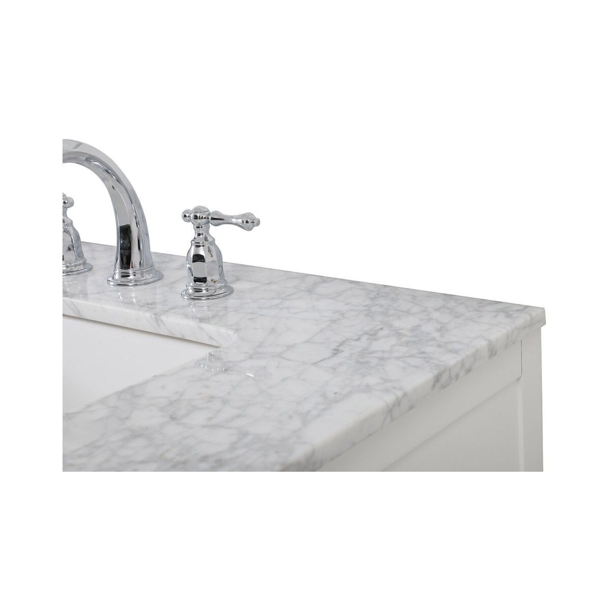 Franklin 72 X 22 X 34.75 inch White Bathroom Vanity Cabinet