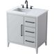 Millie 32 X 35 inch Grey Bathroom Vanity Cabinet