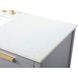 Larkin 54 X 22 X 34 inch Grey Vanity Sink Set