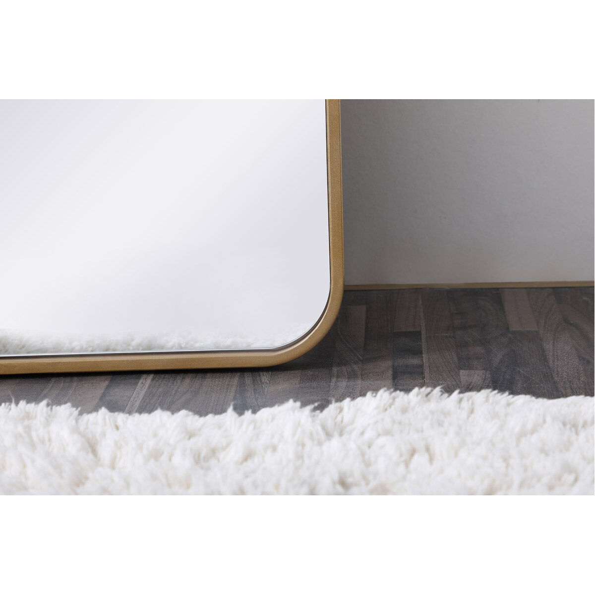 Evermore 60 X 18 inch Brass Mirror