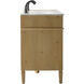 Park Avenue 72 X 22 X 35 inch Natural Wood Vanity Sink Set