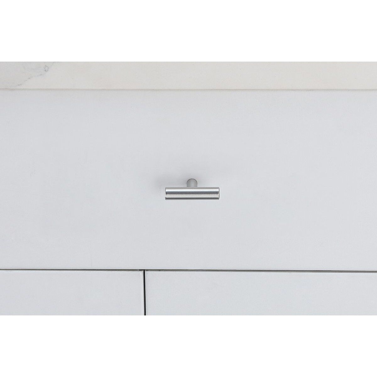 Quinn Brushed Nickel Hardware Drawer Pull, Set of 10