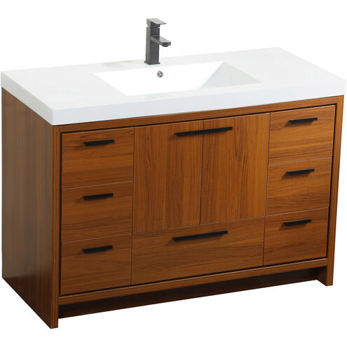 Wyatt 48 X 22 X 34 inch Teak Vanity Sink Set