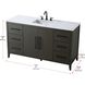 Millie 60 X 35 inch Mocha Brown Bathroom Vanity Cabinet
