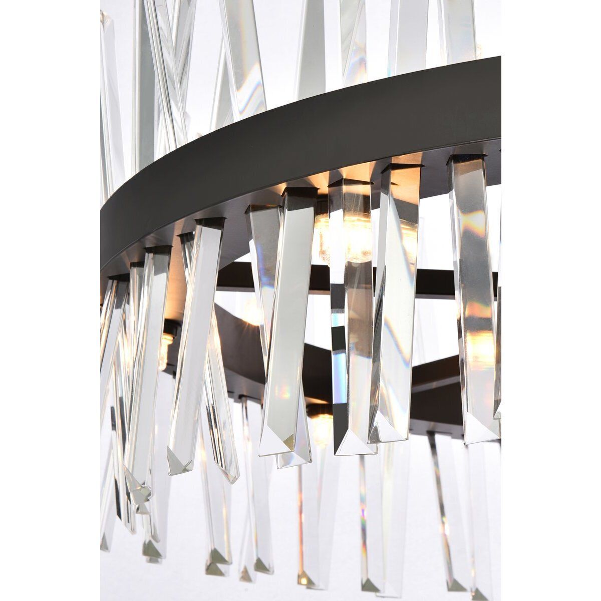 Serephina 16 Light 32 inch Black Chandelier Ceiling Light