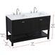 Theo 54 X 34 inch Black Bathroom Vanity Cabinet